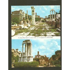 Vintage Roma Image of the Sacred Way Arch of Titus